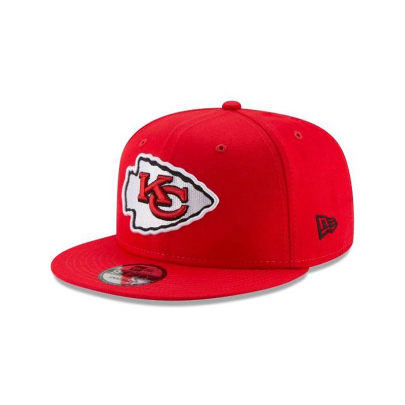 NFL Kansas City Chiefs Basic 9Fifty Snapback (RLS3227) - Red New Era Caps